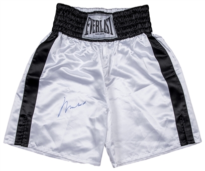 Muhammad Ali Autographed White Everlast Shorts (PSA/DNA)